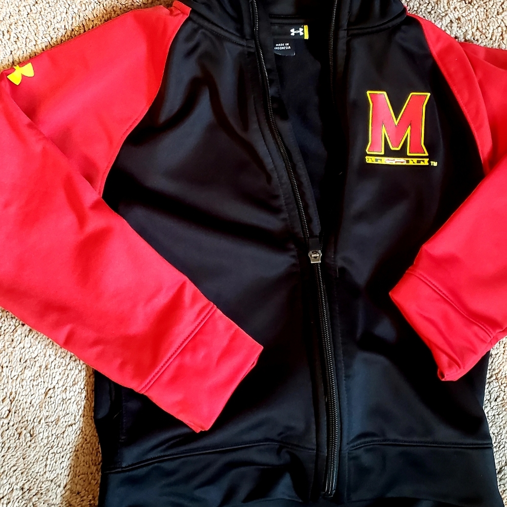 Under Armour University of Maryland track jacket